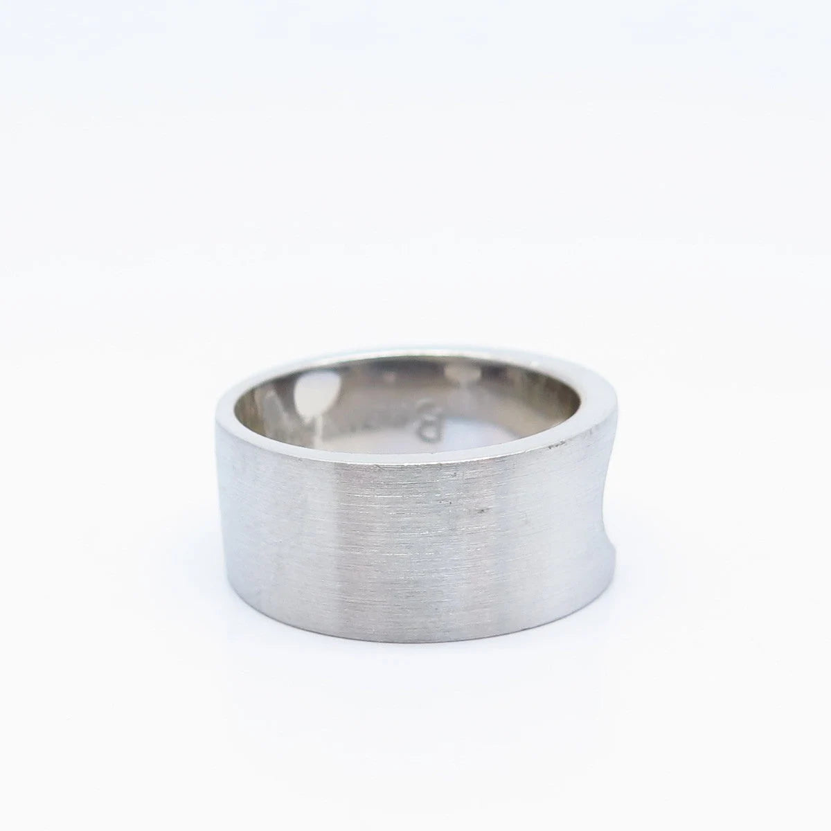 925 Sterling Silver Gold Plated Vintage Breuning Band Ring Size 6.25