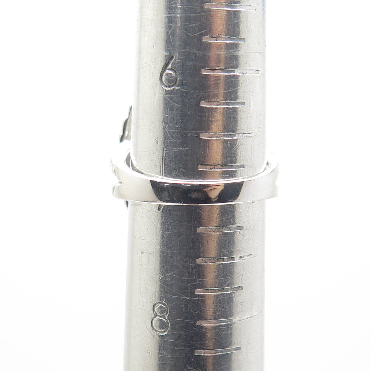 FADI 925 Sterling Silver Red Garnet & Tourmaline Twisted Statement Ring Size 7