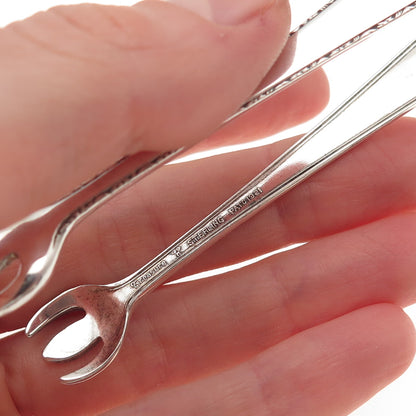 Lunt 925 Sterling Silver Antique Art Deco 1921 Treasure Sugar Tongs