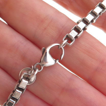 Tiffany & Co. 925 Sterling Silver Vintage Venetian Link Bracelet 7.75"