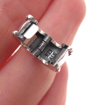 Pandora 925 Sterling Silver Beveled Clip Charm