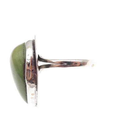 Old Pawn 925 Sterling Silver Vintage Royston Turquoise Heart Tribal Ring Size 6
