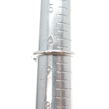 925 Sterling Silver Italy Round-Cut C Z Promise Ring Size 6.5