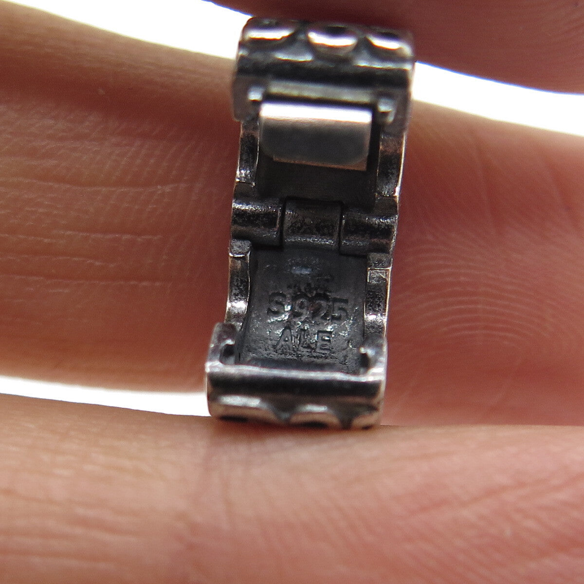 PANDORA 925 Sterling Silver Swirl Clip Bead Charm
