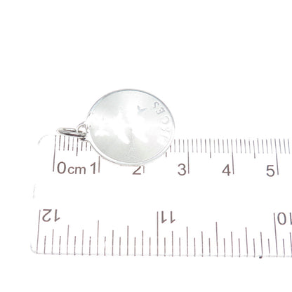 A & Z 925 Sterling Silver Vintage Pisces Zodiac Sign Minimalist Charm Pendant