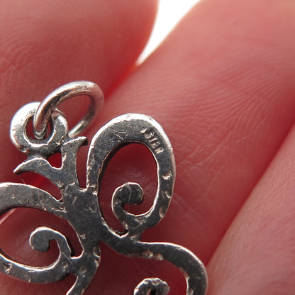 JAMES AVERY 925 Sterling Silver Vintage Butterfly Mini Charm Pendant