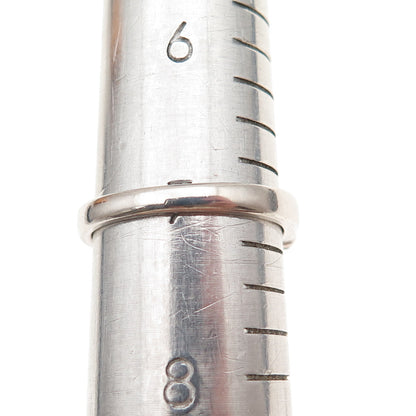 925 Sterling Silver Round-Cut C Z Ring Size 7