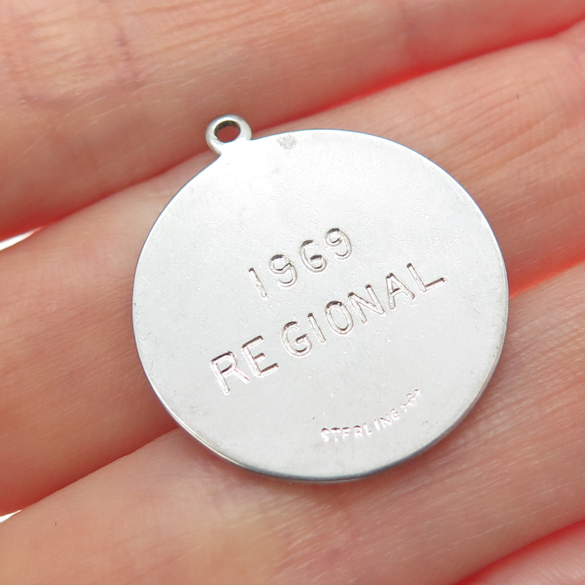 GRIFFITH & SONS CO. 925 Sterling Silver Vintage 1969 Wives Panel Charm Pendant