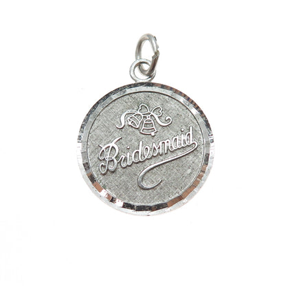 LAMODE 925 Sterling Silver Vintage Bridesmaid Charm Pendant