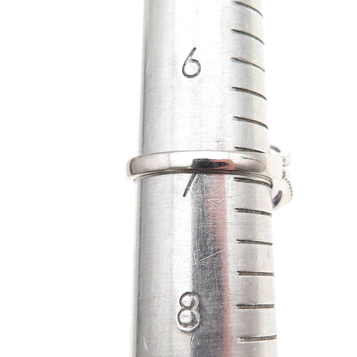 925 Sterling Silver Pear-Cut Lab-Created Sapphire Heart Ring Size 7