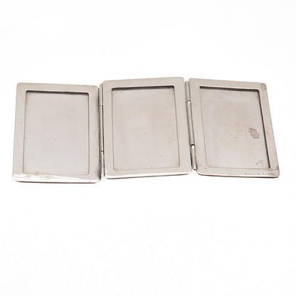 Tiffany & Co. 925 Sterling Silver Antique Art Deco Triple Folding Picture Case