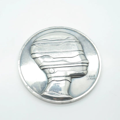 999 Fine Silver Vintage 1967 Ernest Tino Trova "2:30 Man I Have A Plan" Medal