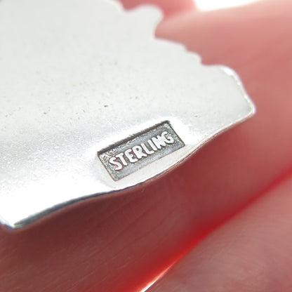 925 Sterling Silver Vintage Cub Scouts Den Mother Minimalist Charm Pendant