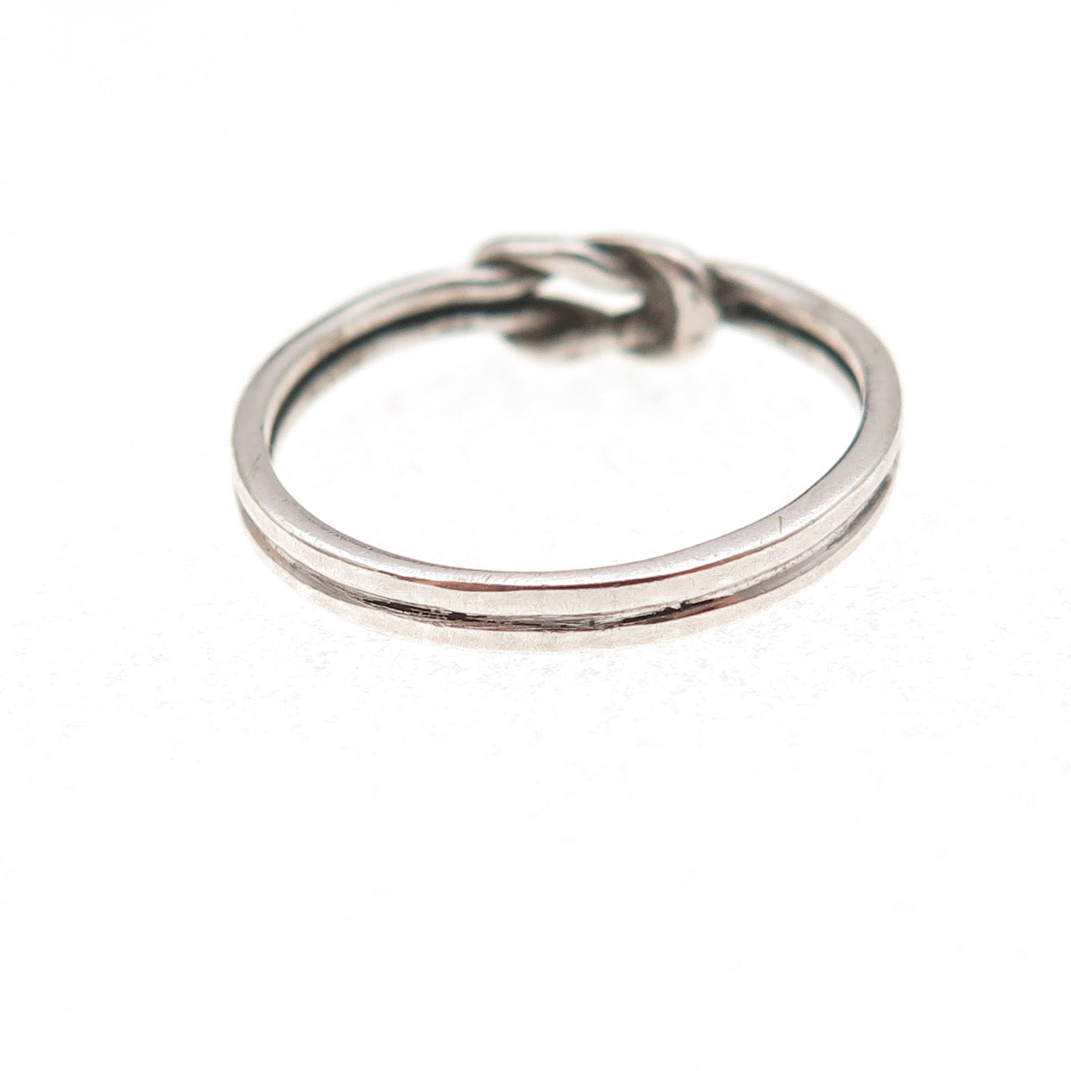James Avery 925 Sterling Silver Vintage Love Knot Oxidized Ring Size 6