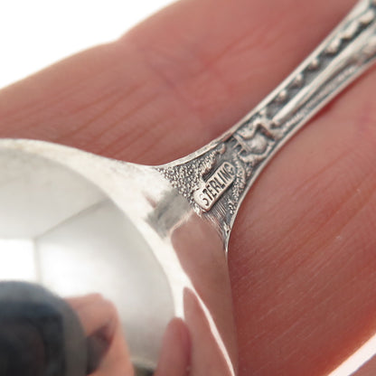 925 Sterling Silver Antique Art Deco The Harbor Oregon Coffee Spoon