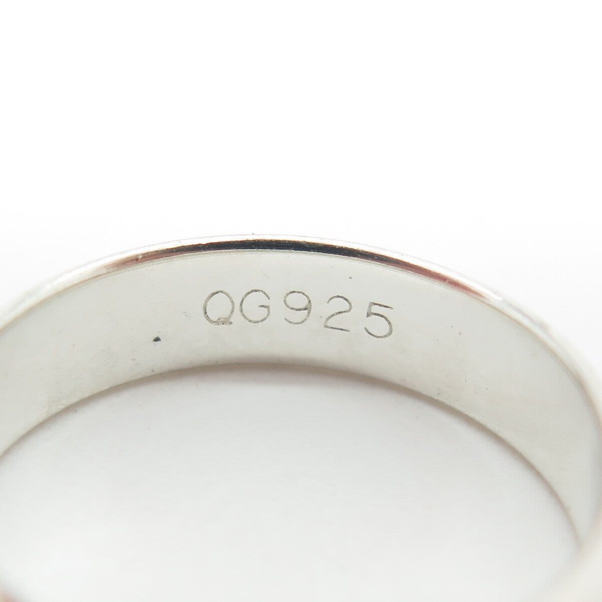 925 Sterling Silver Classic Wedding Band Ring Size 7.25