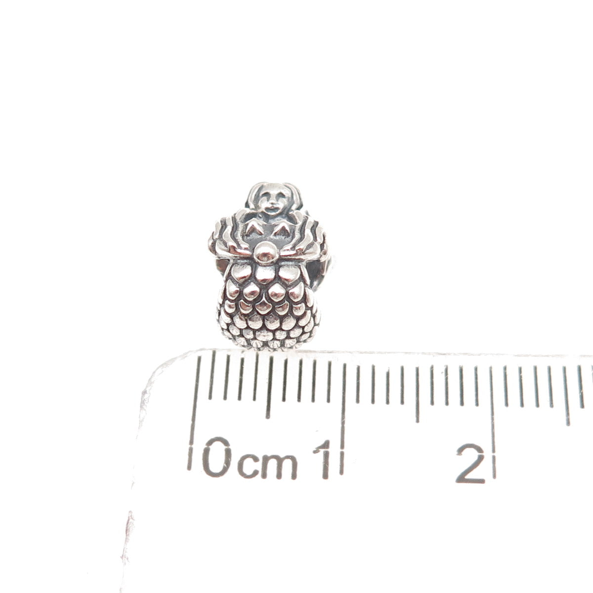 Pandora 925 Sterling Silver Mermaid Slide Bead Charm
