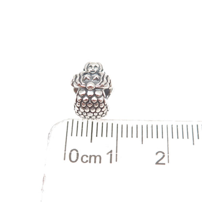 Pandora 925 Sterling Silver Mermaid Slide Bead Charm