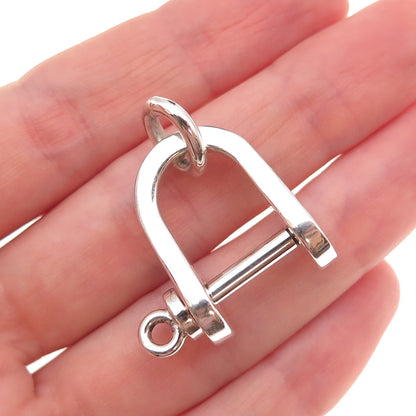 Tiffany & Co. 925 Sterling Silver Vintage Horseshoe Key Chain Ring