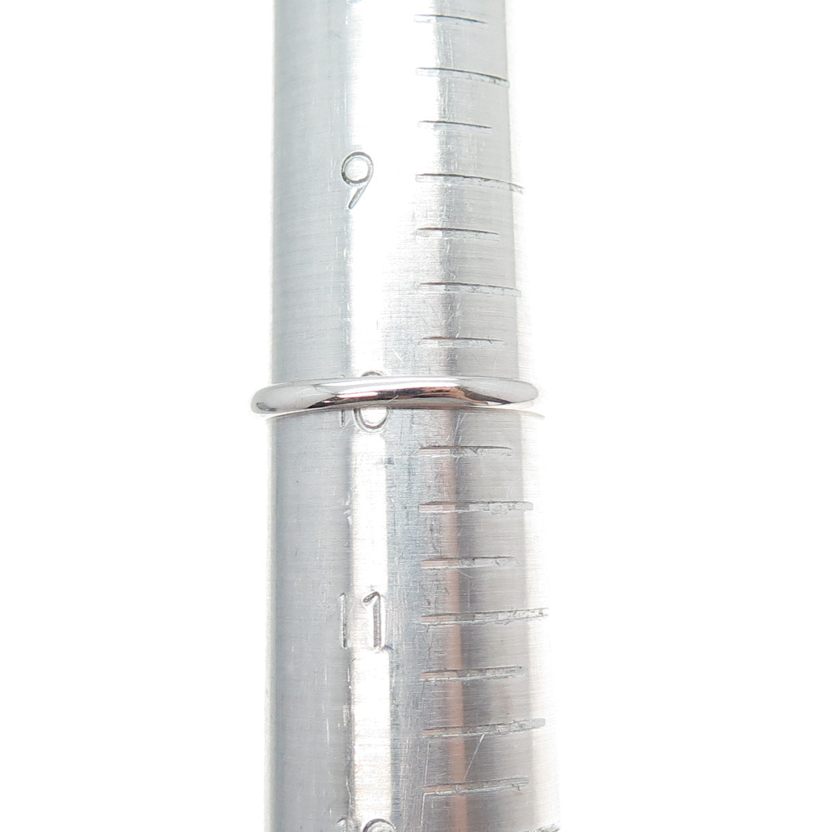 925 Sterling Silver Real Oval-Cut Moissanite Engagement Ring Size 10