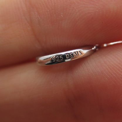 DSMK 925 Sterling Silver Real Mystic Topaz & C Z Teardrop Dangle Earrings