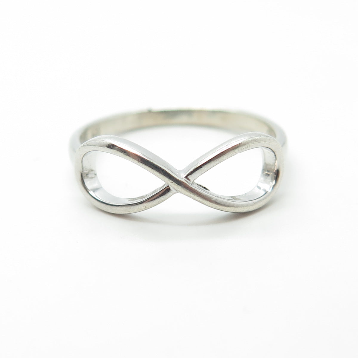 925 Sterling Silver Infinity Ring Size 7