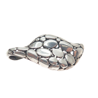 925 Sterling Silver Vintage Modernist Kali Oxidized Pendant