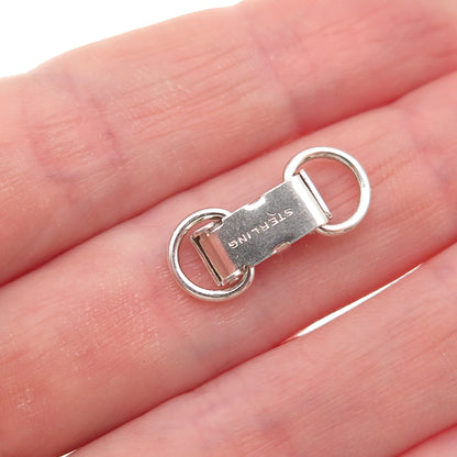 925 Sterling Silver Vintage Bracelet / Necklace Lock Clasp