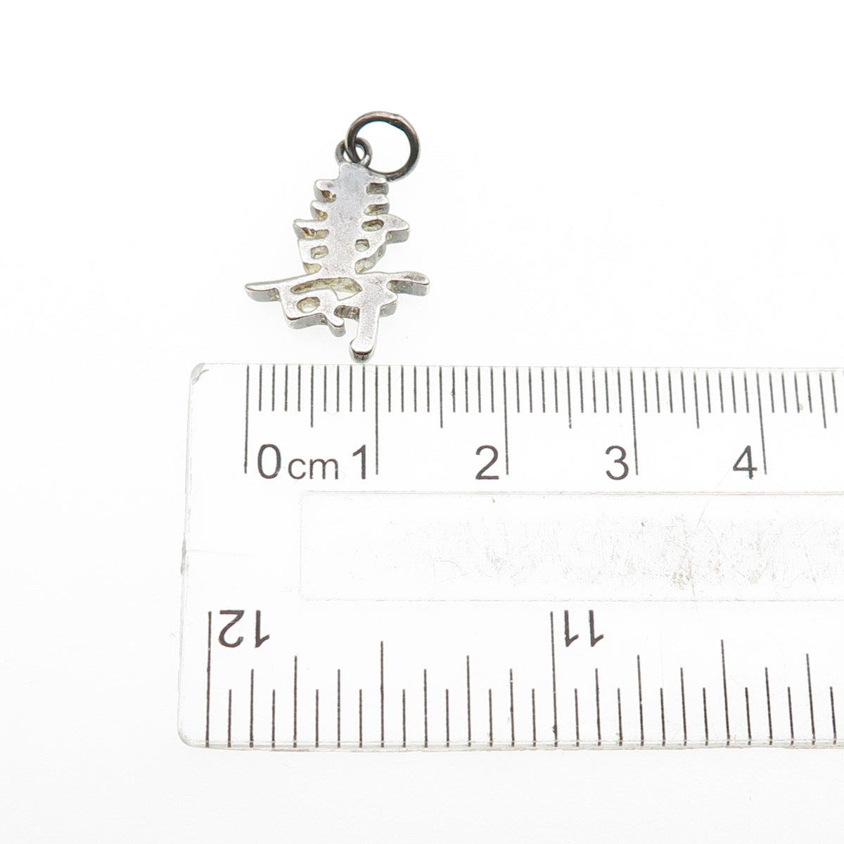 CHARLES WINSTON 925 Sterling Vintage Longevity Chinese Character Mini Pendant