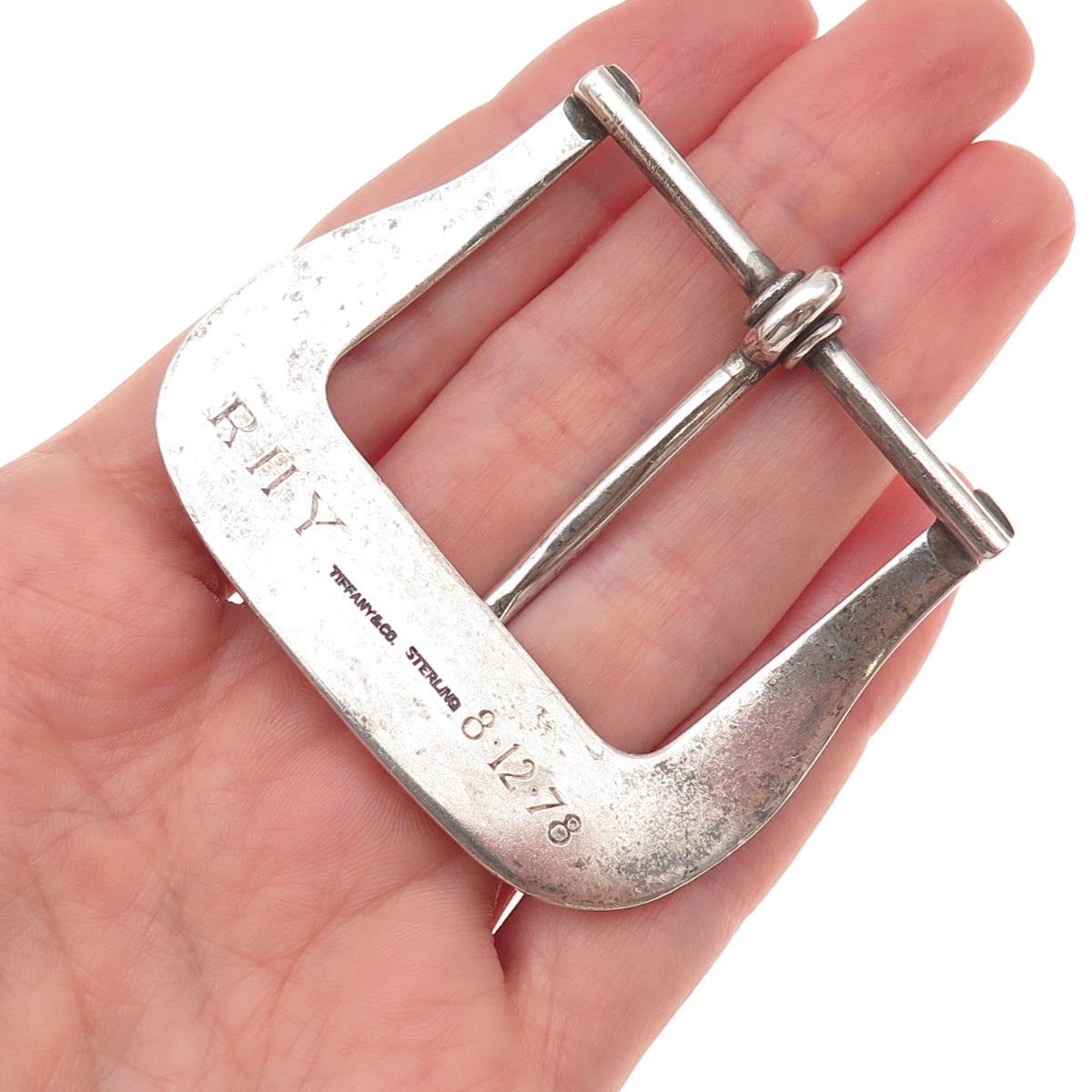 Tiffany & Co. 925 Sterling Silver Vintage Belt Buckle