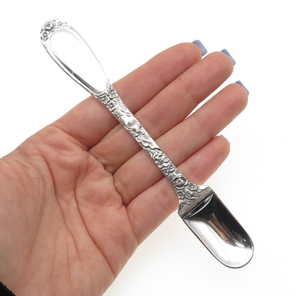 Kirk Stieff 925 Sterling Antique Victorian 1892 Stieff Rose Infant Feeding Spoon