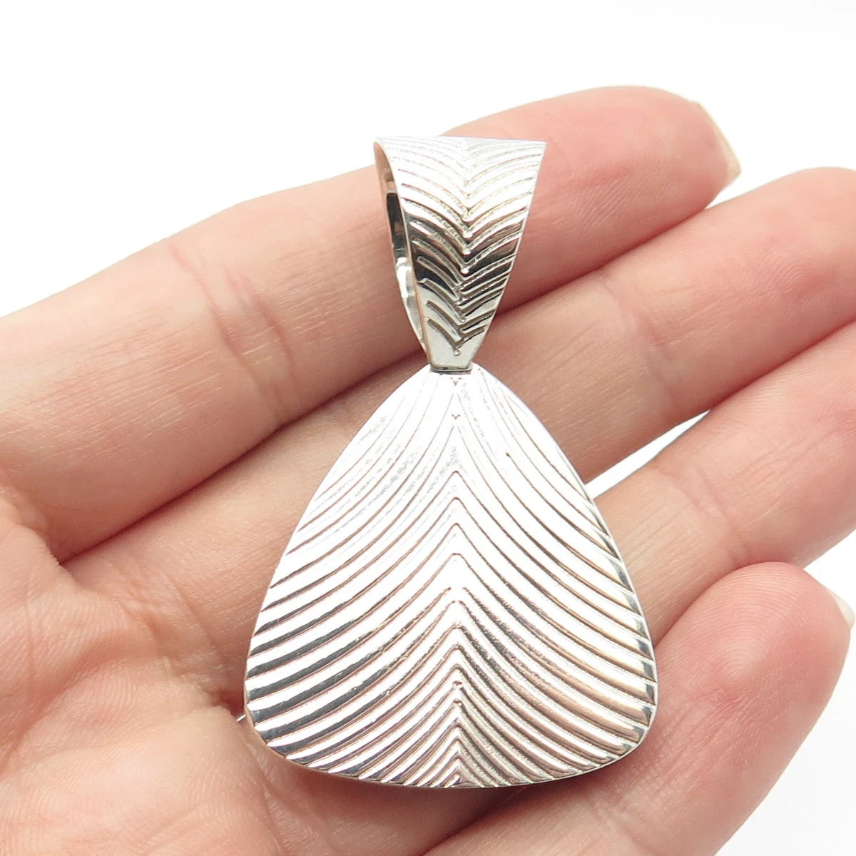 925 Sterling Silver Vintage Jay King Desert Rose Real Jasper Gemstone Pendant