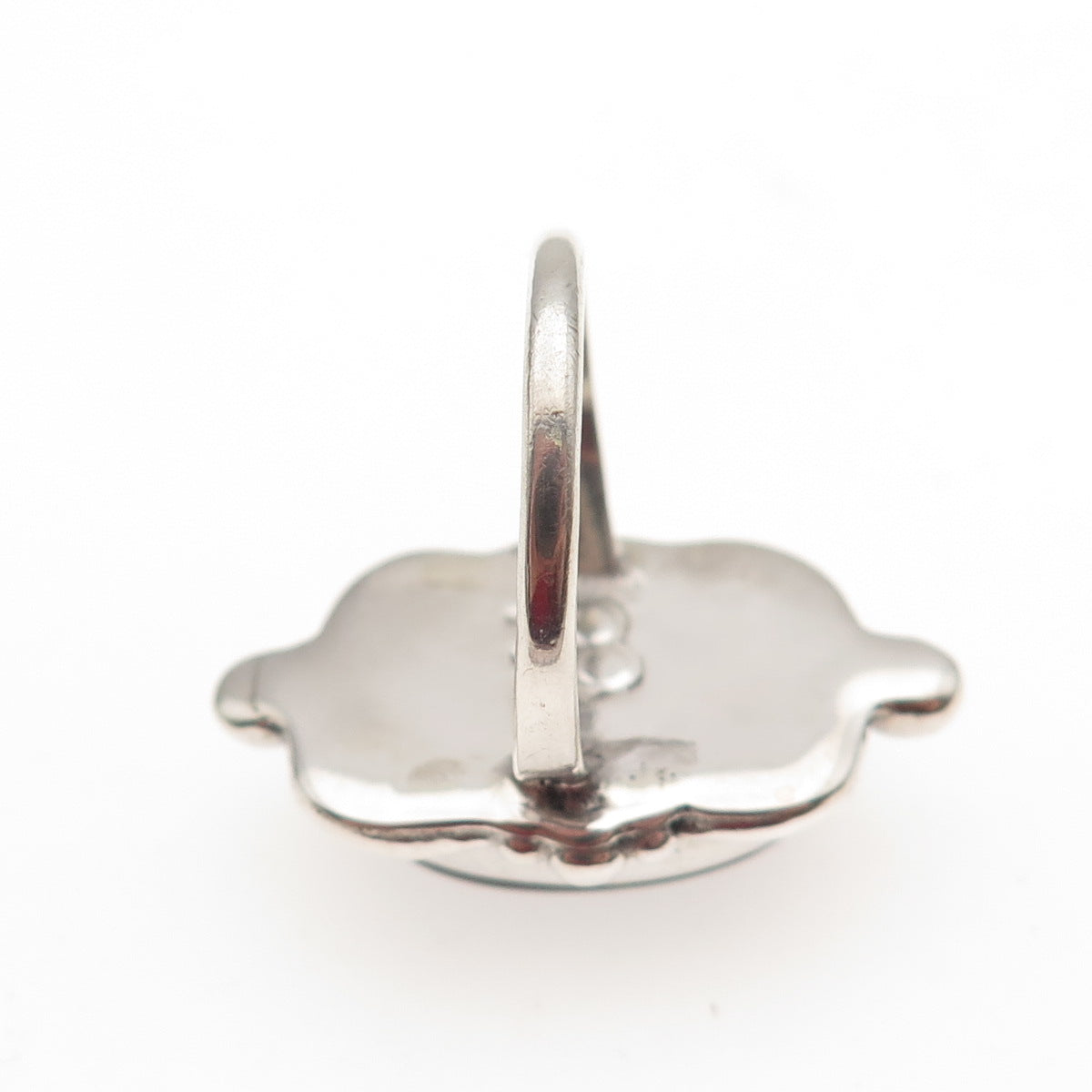 Edward Becenti Old Pawn 925 Sterling Silver Vintage Boulder Opal Ring Size 6.5