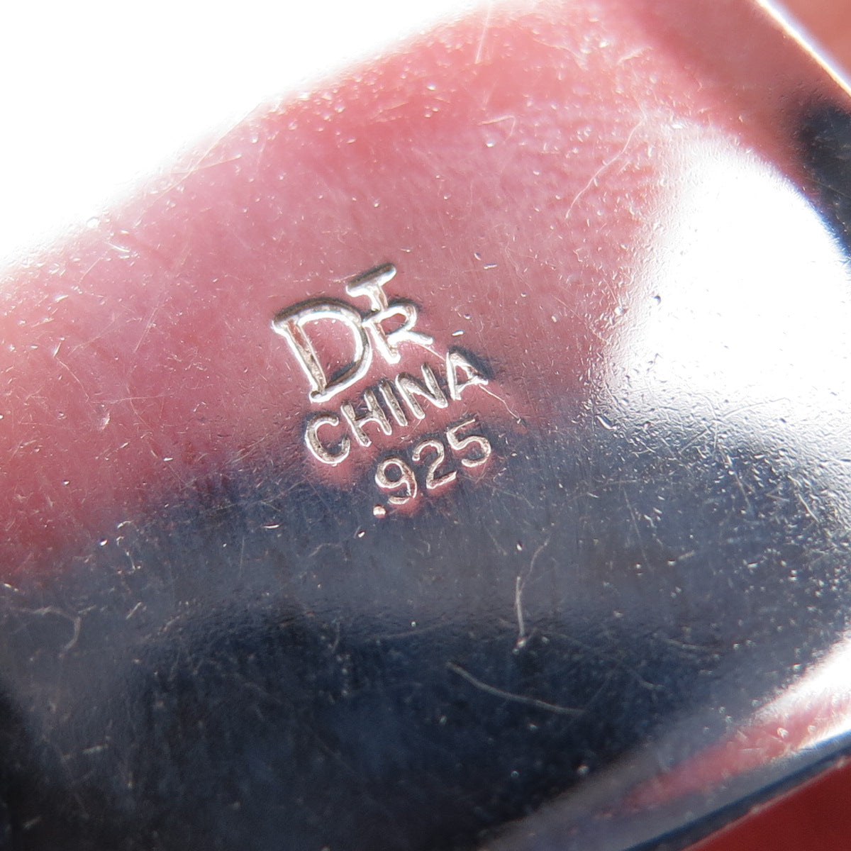 JAY KING DESERT ROSE 925 Sterling Silver Vintage Real Ruby Zoisite Charm Pendant