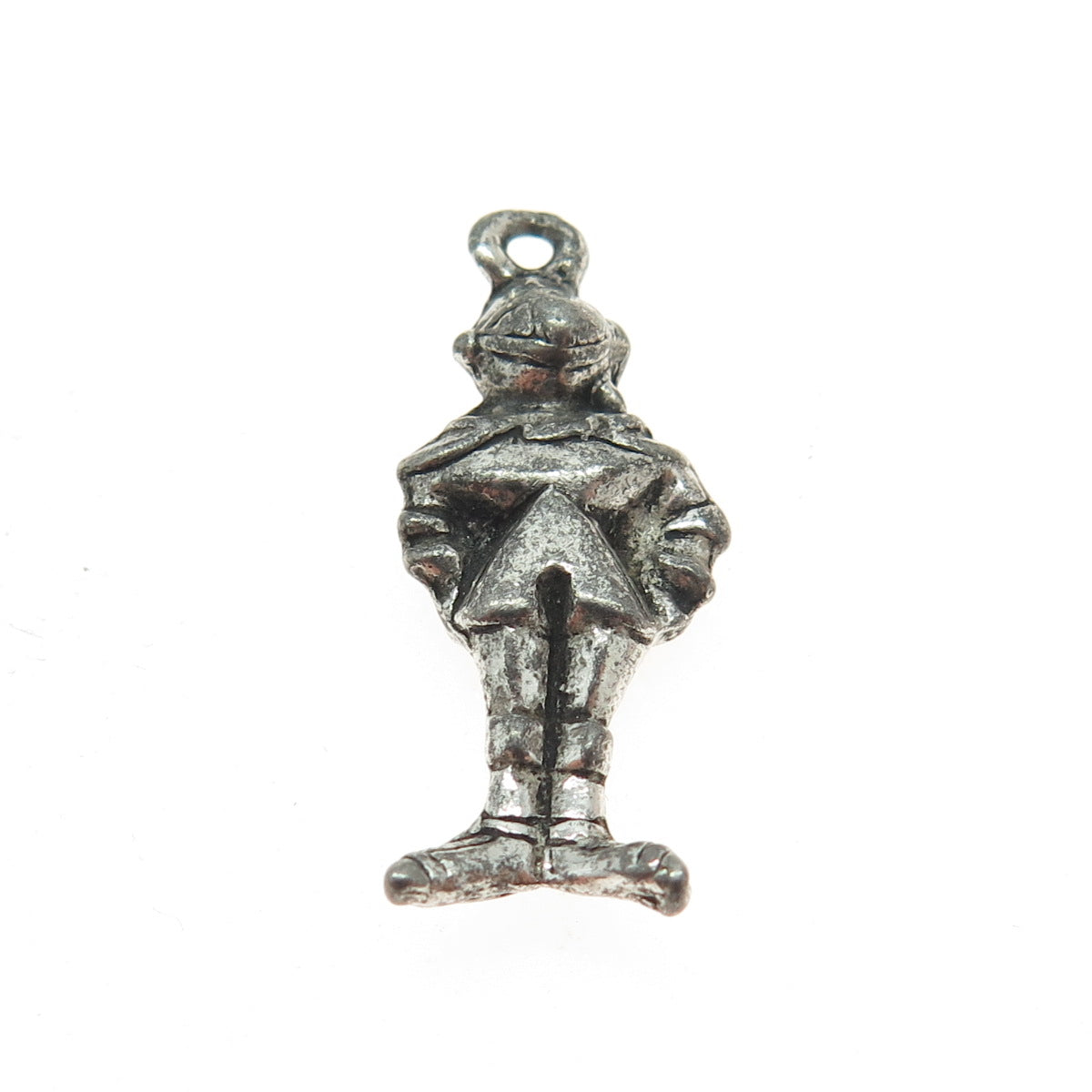 800 Silver Antique Royal Knight Oxidized 3D Pendant