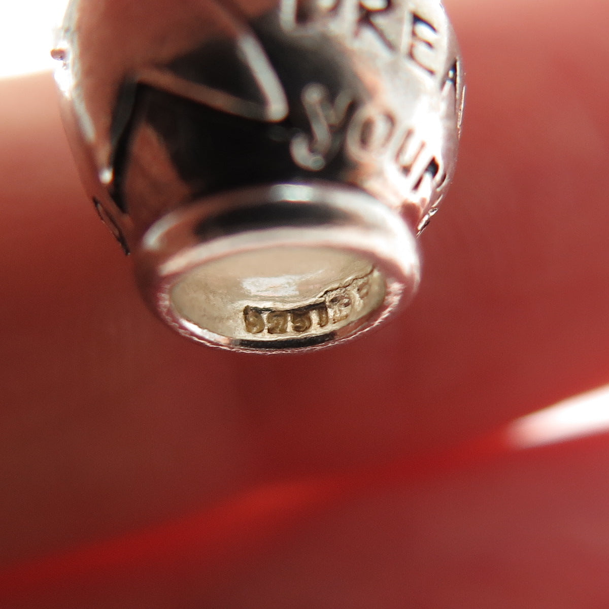 925 Sterling Vintage Go Confidently in The Direction of Your Dreams Bead Charm