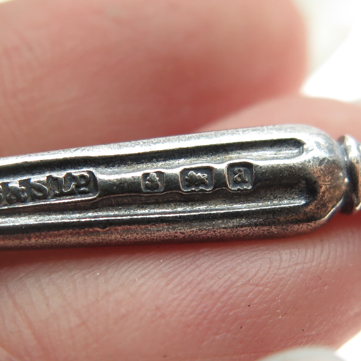 S. BLANCKENSEE & SON Sterling Silver Antique 1900 Birmingham Oxford Coffee Spoon