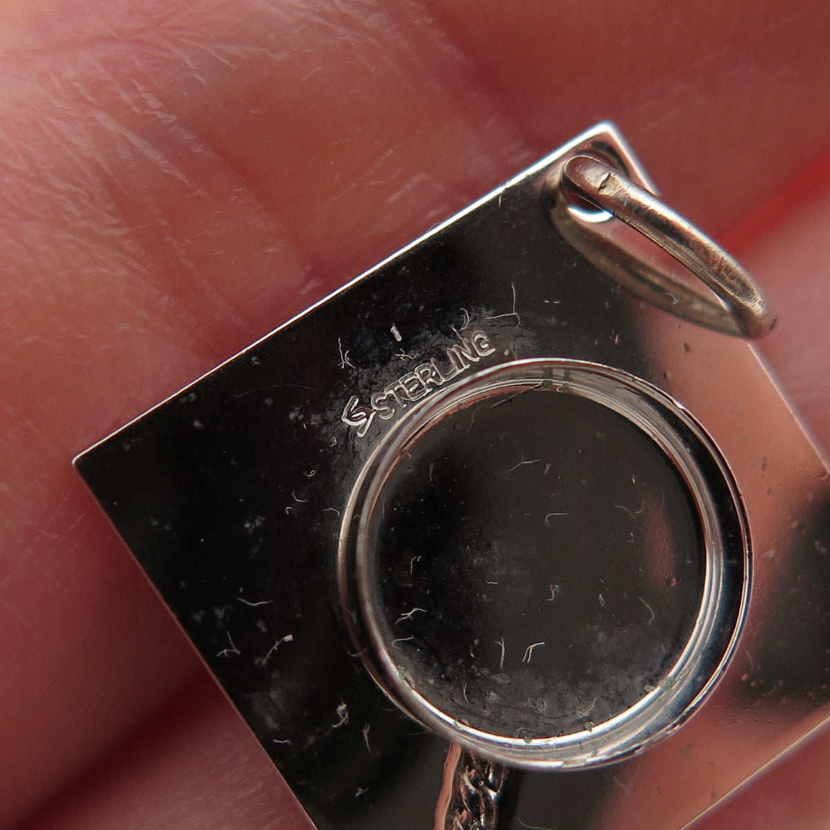 Spencer Co. 925 Sterling Silver Vintage Graduation Hat Mini Charm Pendant