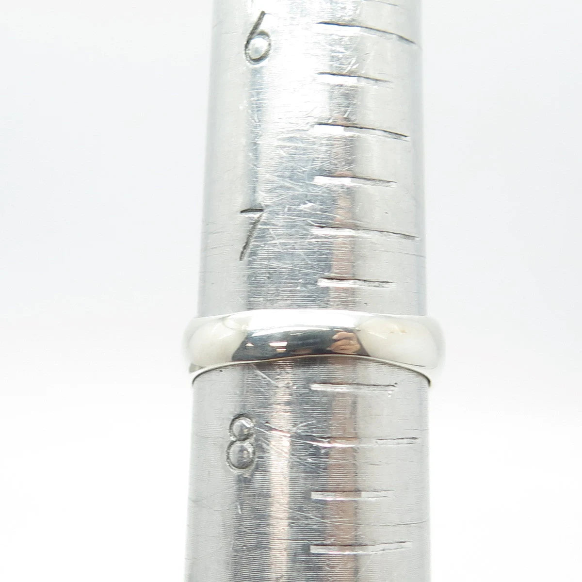 925 Sterling Silver Vintage Real Checkered Lapis Lazuli Gemstone Ring Size 7.75