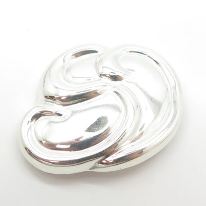 925 Sterling Silver Vintage Mexico Modernist Pin Brooch