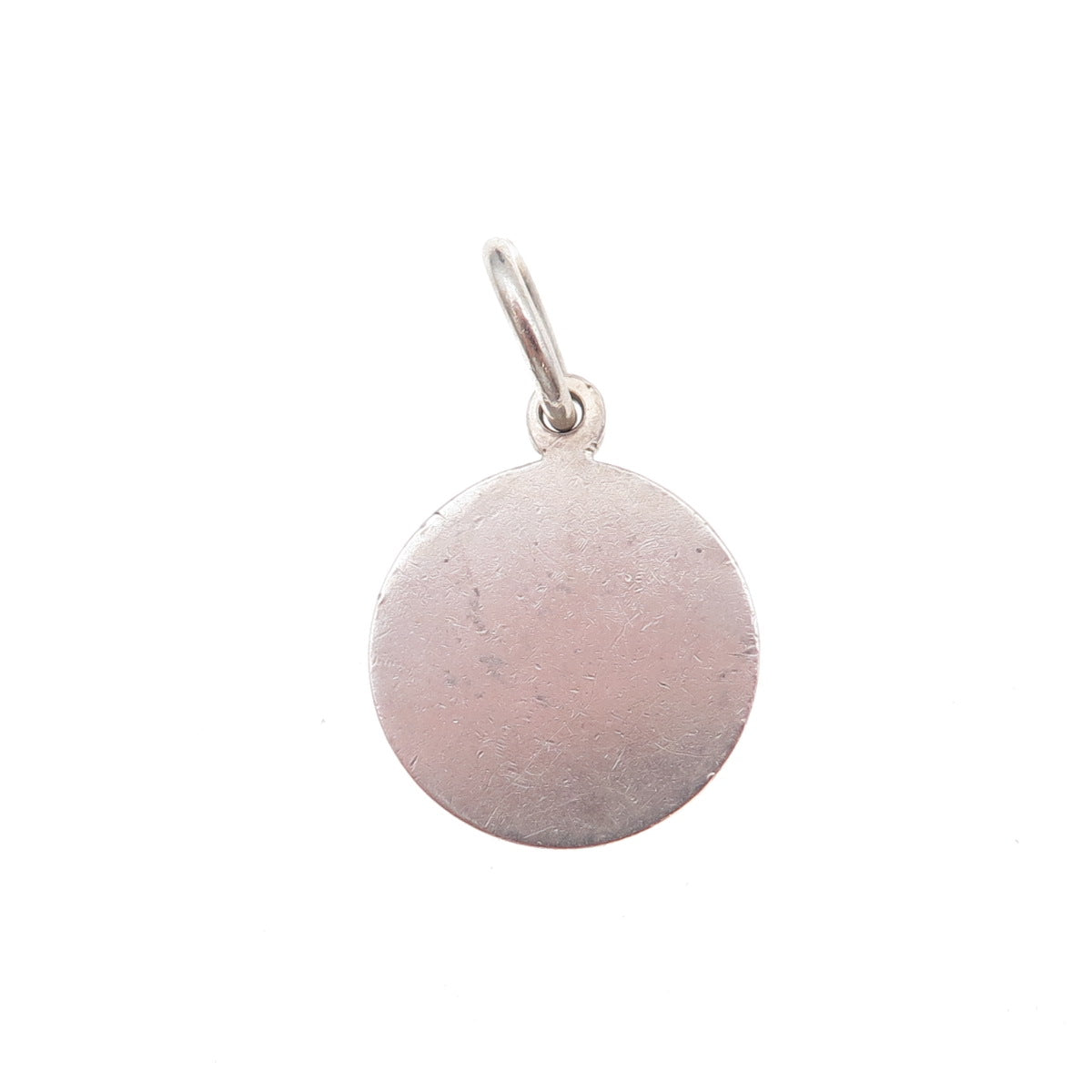 Tiffany & Co. 925 Sterling Silver Vintage Round Tag Charm Pendant