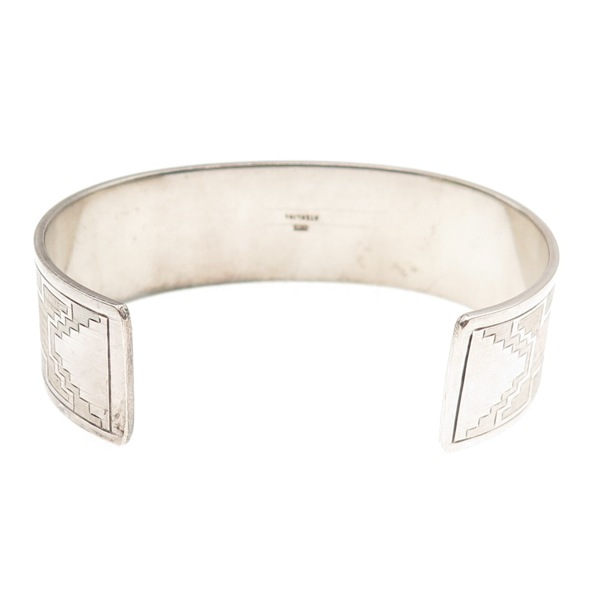 Clayton Chez Tsosie Navajo Old Pawn 925 Sterling Vintage Adjustable Bracelet 7"