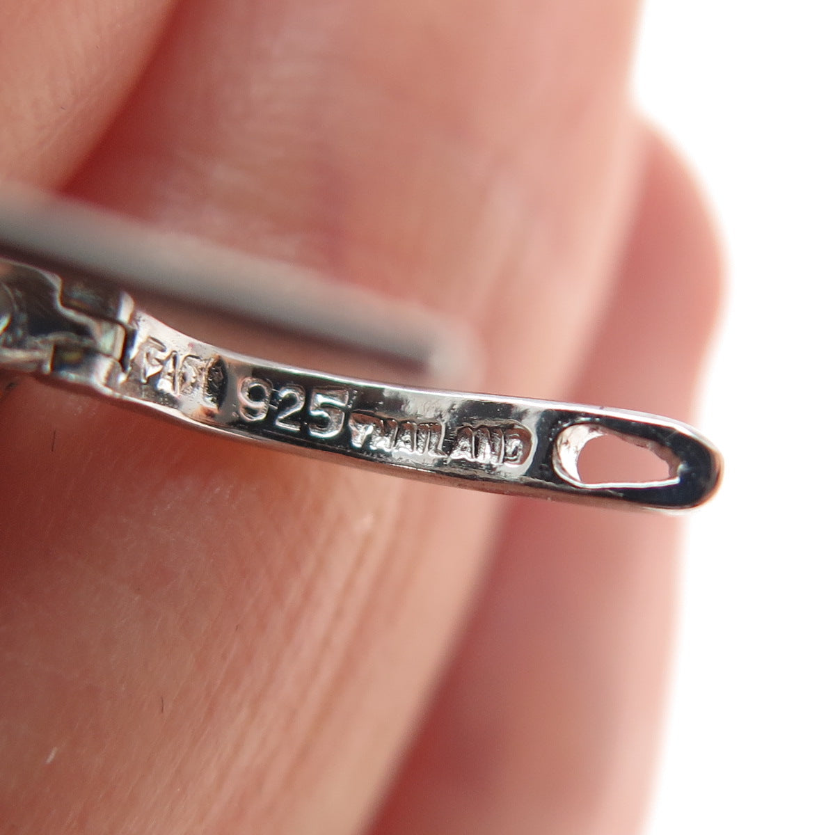 FADI 925 Sterling Silver Real Diamond & Multi-Color Gem Dangle Earrings