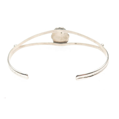 Old Pawn 925 Sterling Silver Vintage Southwestern MOP Adjustable Bracelet 5.5"