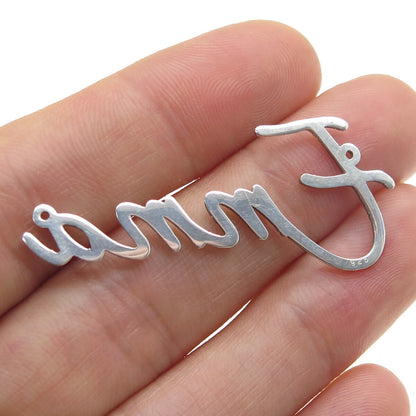 925 Sterling Silver "Emma" Personalized Centerpiece Pendant