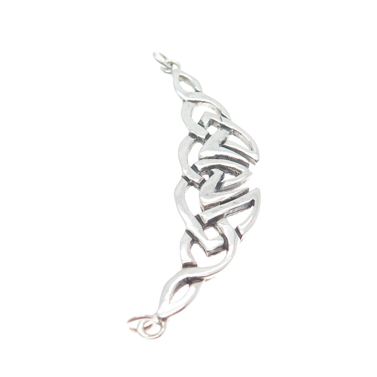 925 Sterling Silver Vintage Celtic Knot Centerpiece Pendant