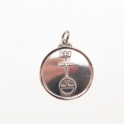 Hayward 925 Sterling Silver Vintage United Church of Christ Charm Pendant