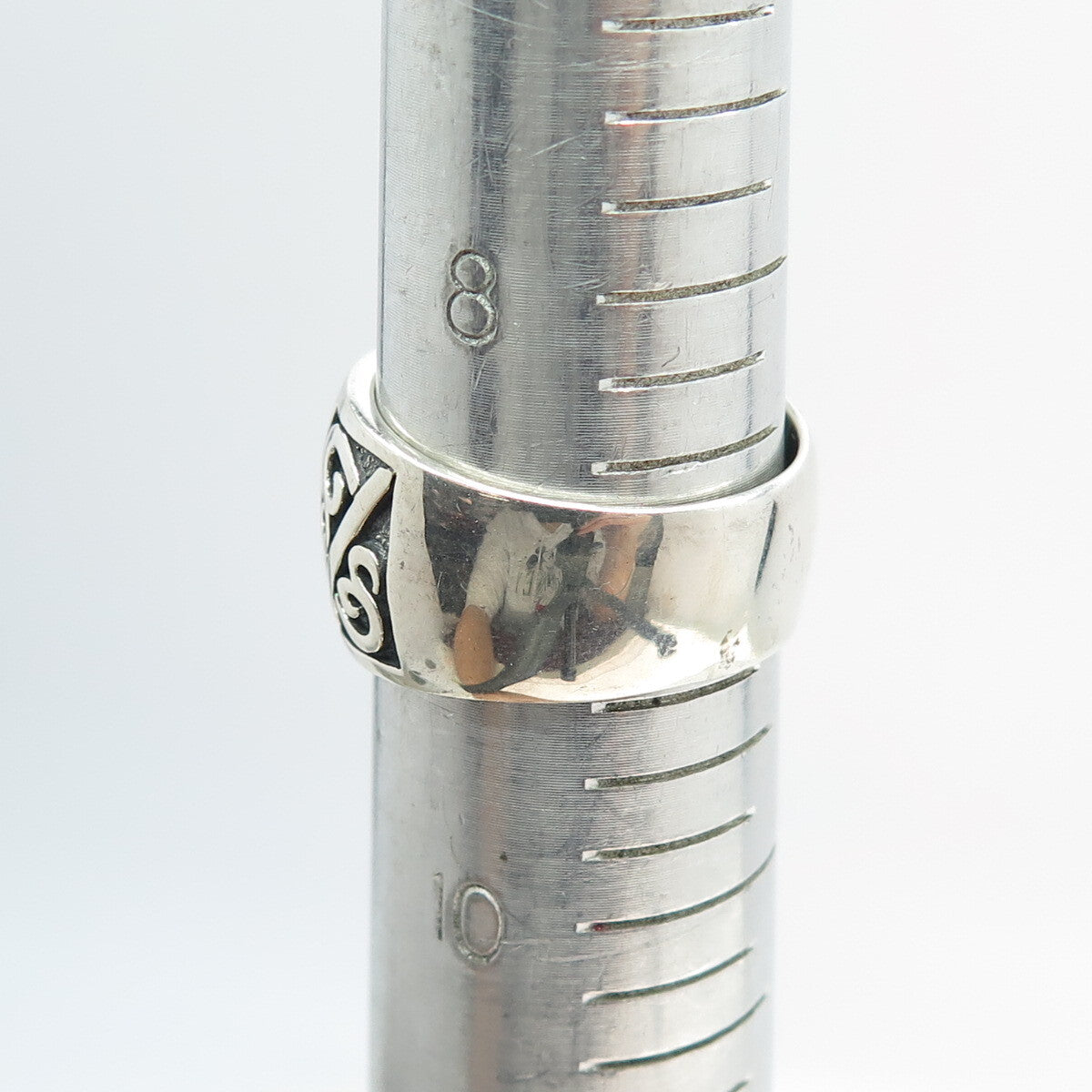 925 Sterling Silver Vintage "Majapahit Soldier" Ring Size 9.25