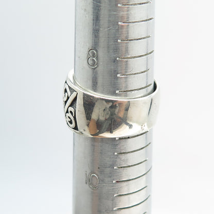 925 Sterling Silver Vintage "Majapahit Soldier" Ring Size 9.25