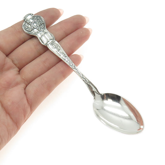 WATSON CO. Sterling Silver Antique Order of the Eastern Holy Bible Coffee Spoon